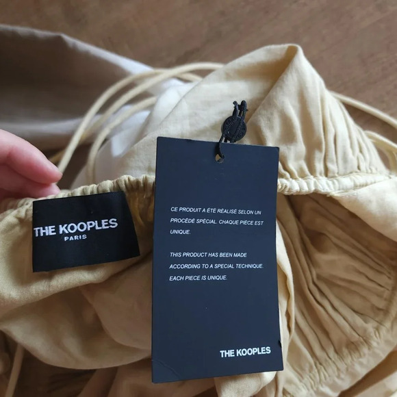 NWT The Kooples ombre khaki maxi dress with knot back - Picture 10 of 12